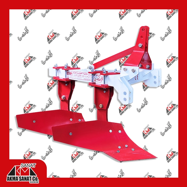 گاوآهن برگرداندار یکطرفه دو خیش قوطی سفید (سوپر) 8-10 اینچ Super